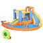 Château gonflable avec piscine, glissade, murs d'escalade et 2 canons à eau, souffleur d'air 450 W Outsunny