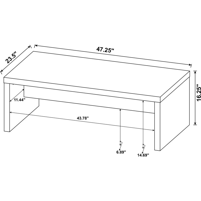 Table basse et table de bout Mango Wood Grain 2 rectangulaire pour le décor du salon: avec grain, fabrication