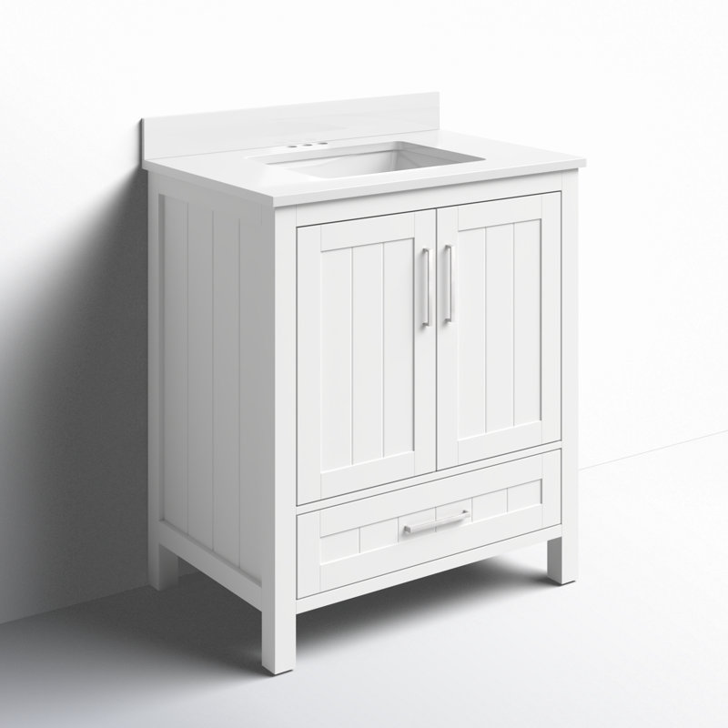 OVE Decors Kansas 30" Single Bathroom Vanity, White
