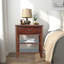 Wellinhall 18'' W Solid Wood Nightstand-231202084