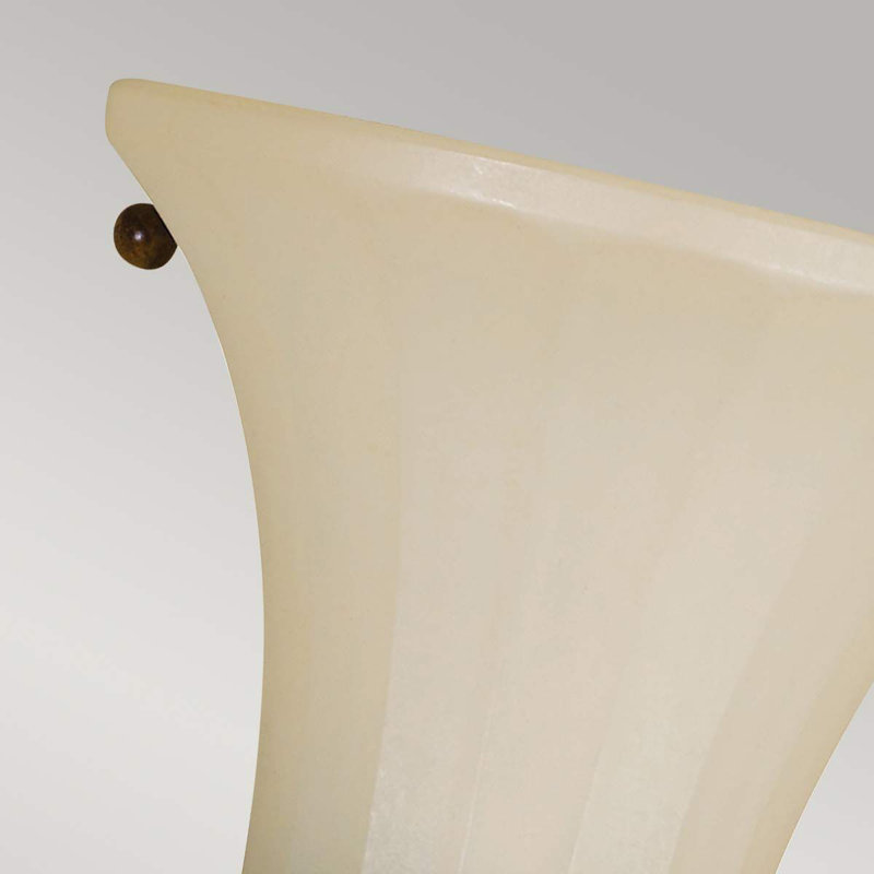 Sarenac Glass Flush Mounted Sconce