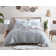 Rukai 100% Cotton Diamond Clip Jacquard 3D Fringe Texture 5-Piece Comforter Set