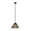  Mini-luminaire suspendu 1 lumière Tiffany