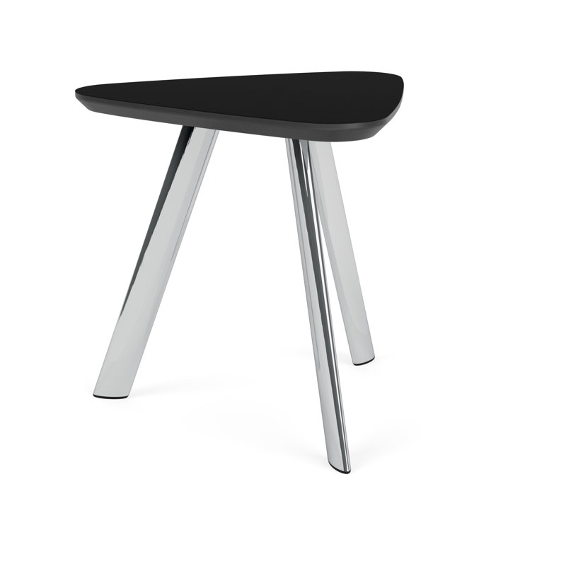 Table de bout Willow Lounge, Chrome, Nuit noire
