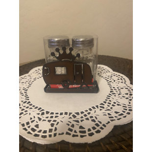 Metal Salt & Pepper Holder