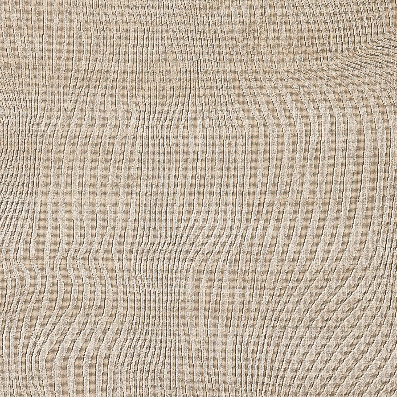 Tissu en velours coupé Schumacher x Patterson Flynn Gunta, Champignon