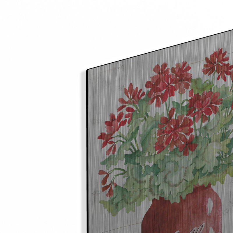 «Patriotic Red Jar» par Cindy Jacobs, H 24 po x l 16 po