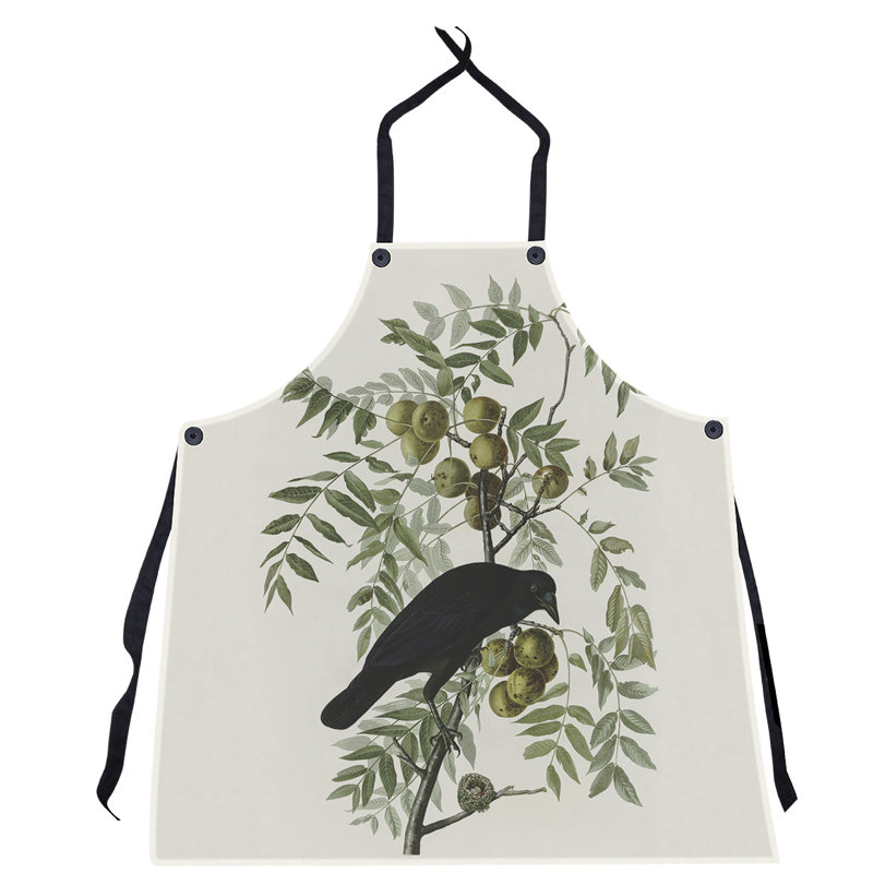 Tablier d’oie john james audubon american, Blanc cassé / vert / noir