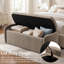 Banc de rangement rembourré 51,4 po Teddy Teddy-186170521