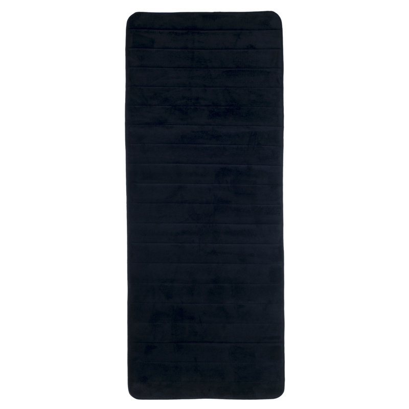 Lavish Home Oversized Bathroom Rug - Extra-Long Memory Foam Bath Mat with Nonslip Backing - Absorbent Runner for the Shower, Tub, or Sink
