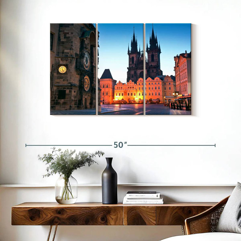 Rorry Prague Town Square, 24" H x 38" W