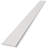 Edge 1 in. x 8 in. x 8 ft. Timeless Collection Smooth Nickel Gap Shiplap (Primed White)
