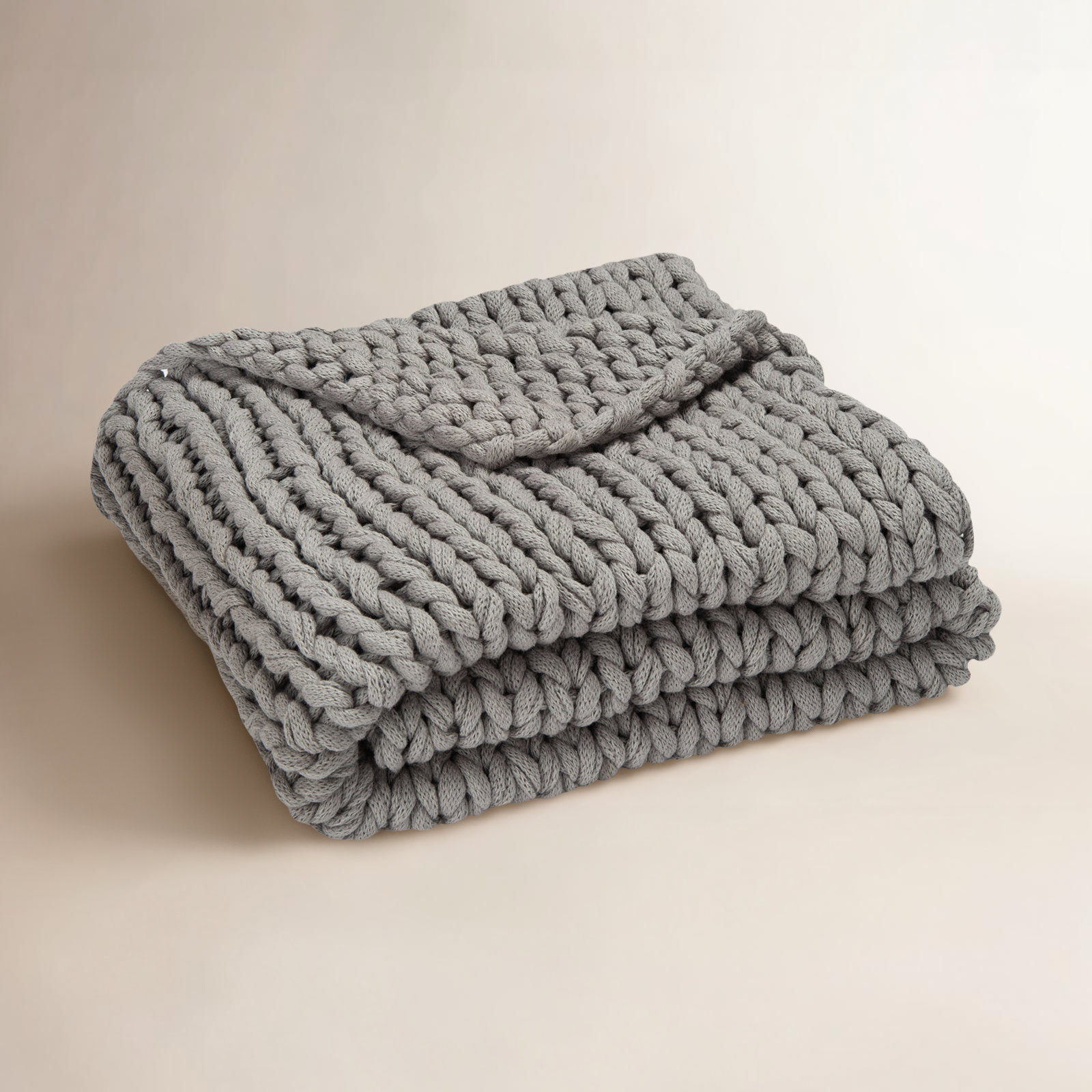 Serenity Acrylic Throw, Gray