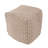 Aubree Upholstered Wool Ottoman