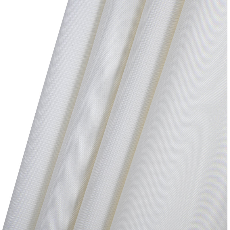 Amalfi With Piping Fabric Patio Umbrellas, White, Black