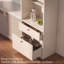 Armoire de rangement pour micro-ondes 2 pièces-913276906