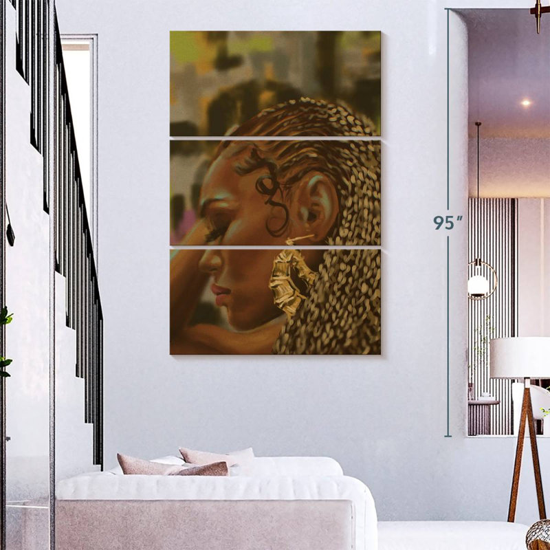 Leisha Hair Store, 57" H x 36" W