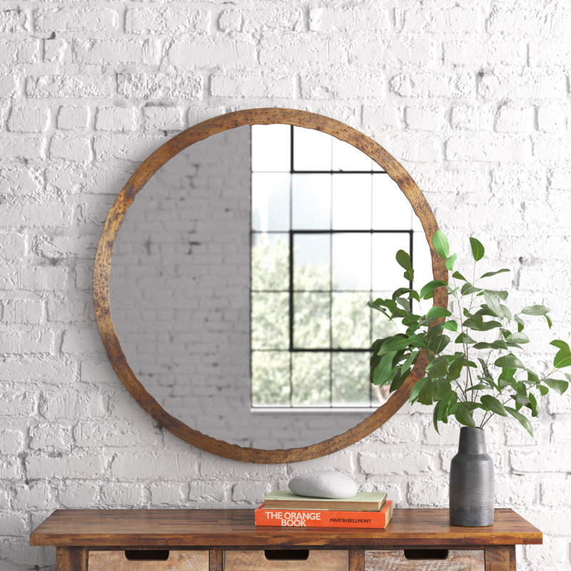 Collings Wood Flat Wall Mirror
