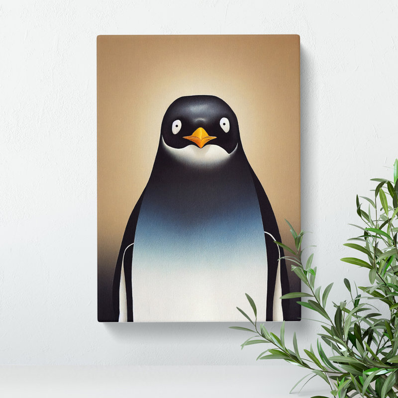 Amazing Penguin - Wrapped Canvas, 60cm H x 40cm W x 3cm D