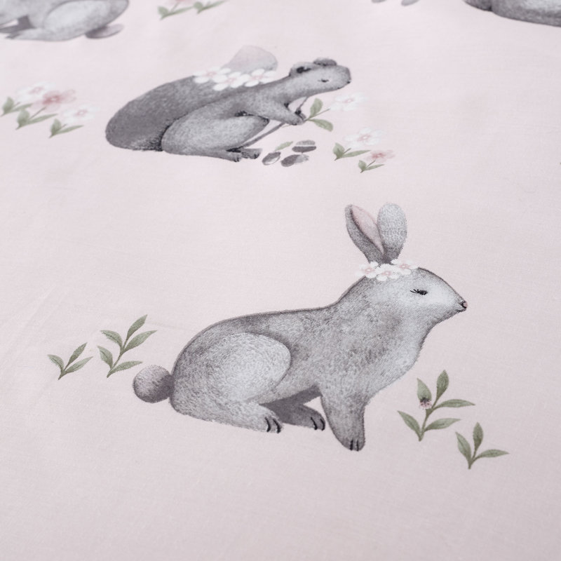 Woodland Friends Lined Eyelet Curtains