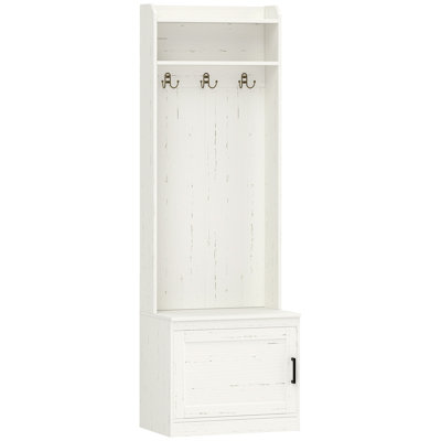Hall Tree With Bench And Shoe Storage, Entryway Bench With Coat Rack, Hall Tree With Storage Bench