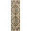 Tapis gris / beige tissé à la machine Caryll-1985494405