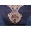 Tapis turc bleu traditionnel 7 x 10