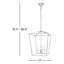 Lustre lanterne à intensité variable en fer 4 lumières Finnick-1300992797