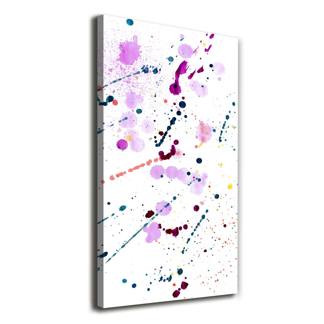 Swansea Colorful Spots - Kunstdrucke auf Leinwand - Wrapped Canvas