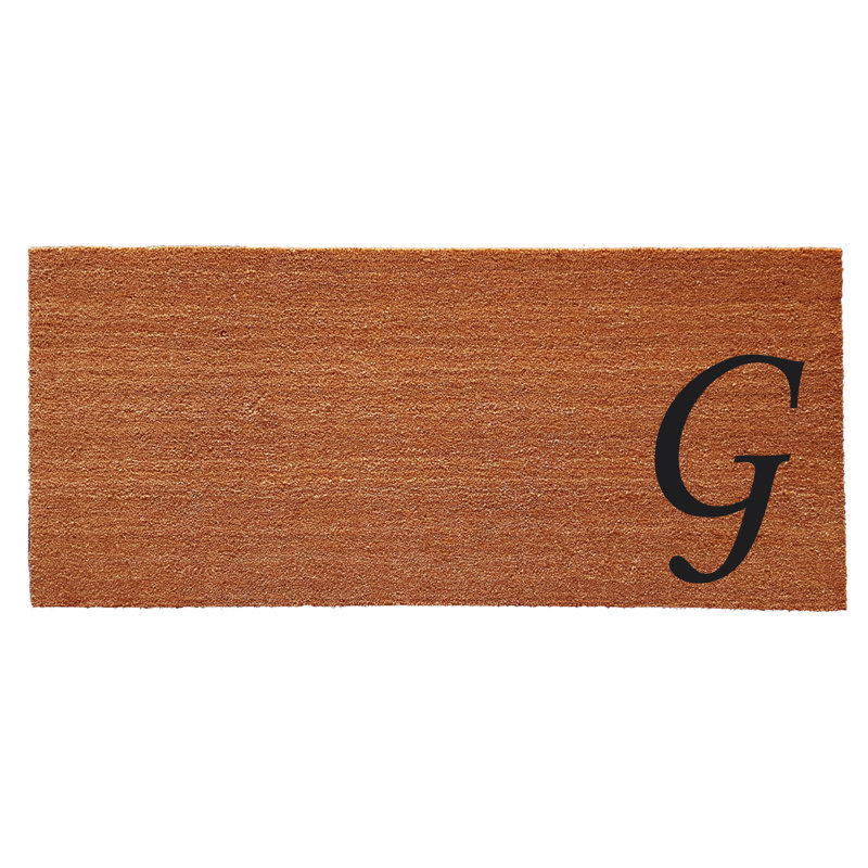 Zebrowski Non-Slip Doormat, G, Rectangle 2' x 4'