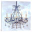 Frosted Chandelier - No Frame Print on Canvas-42161141