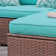 Abler Wicker 3 - Person Modular Patio Conversation Sets with Cushions