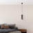 Adjustable Metal Chandelier, Antiquation Finish, 10 x 2.8 inches Base Plate | Height: 14.6 - 44.9 inches | 1 x E27 Socket (Max 40W) | Perfect for Dining Room, Living Room, or Entryway, Elegant Design & Versatile Style