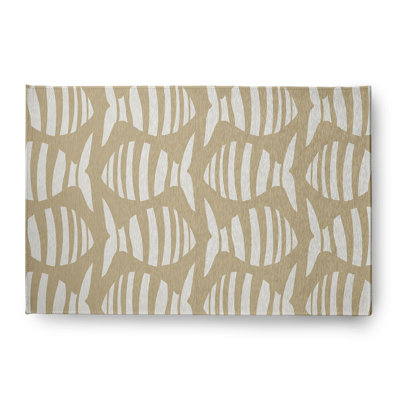 Tapis intérieur / extérieur taupe Marenisco