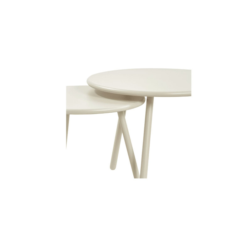 Kari Outdoor Nesting Coffee Table Green, White