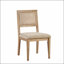 Chaises de salle à manger sans accoudoirs, ensemble de 2