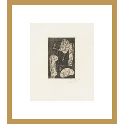 «Femme from Picasso Œuvres» par Pablo Picasso, impression giclée sur cadre