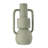 Paper Mache Abstract Textured Decorative Vase with Squared Handles-849118094