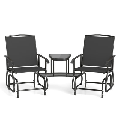  2 Person Metal Glider Chair