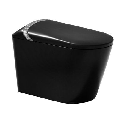 Starry Night - Enabled Smart Toilet, Bidet Built In, Auto Open/Close Seat Lid, Foot Sensor For Flush, Led Display, Multiple Washing Modes, Warm Water & Dryer In Bathroom Setup Bathroom's In Bidet,