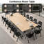 Table de formation mobile pliable avec prises électriques, table de conférence modulaire pour 6 à 8 personnes-2002562133