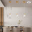 Luminaire suspendu simple à 1 lumière