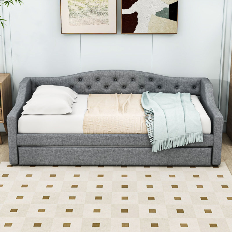 Lit de jour simple Tyanne TG, Gris