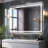 3-Colour Temperature Anti-fog LED Bathroom Mirror with Backlight and Front Light, Tempered Glass Vanity Mirror, Rohs and CRU Compliant-1347150466
