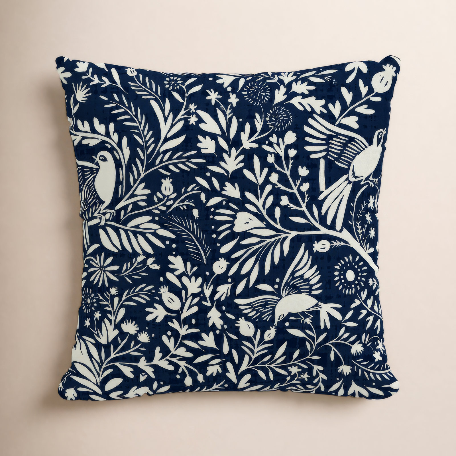 Randolph Toile Indoor/Outdoor Throw Pillow, 22" x 22"