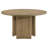 Adina 5-Piece Round Dining Table Set Distressed Light Brown