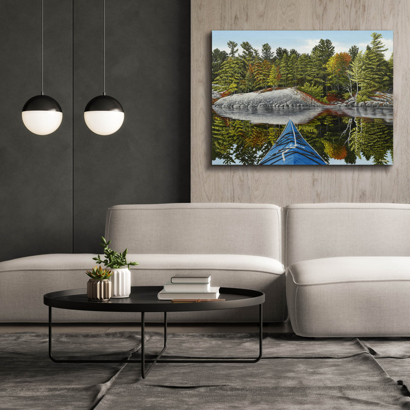  «Runnements Bay Reflection» par Kenneth M Kirsch, art mural sur toile, 54 po x 40 po, H 40 po x l 54 po