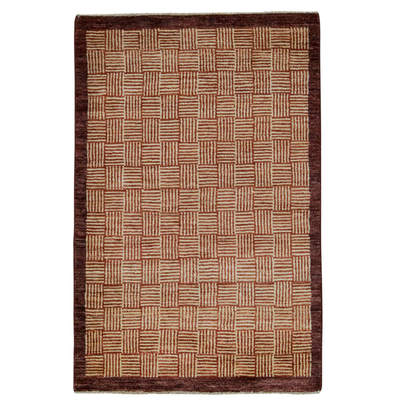 Tapis multicolore de haute qualité noué à la main
