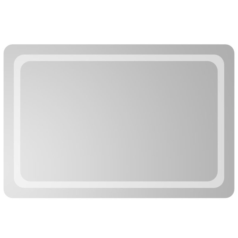 Flat Wall Mirror, 90 cm H x 60 cm W