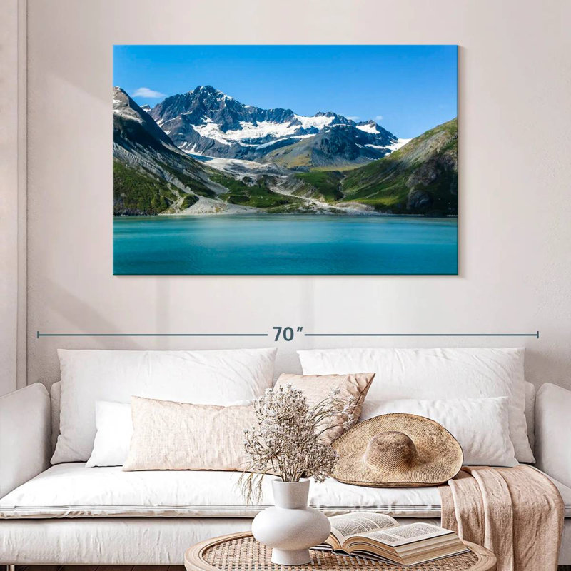 Alvord Blue Waters de Glacier Bay, H 32 po x l 48 po
